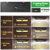 Solar Lights 180 LEDs Solar Wall Light Outdoor Motion Sensor Lamp IP65 Waterproof 120Â° Sensing 270Â°Wide Lighting Angle for Garage Garden Pathway